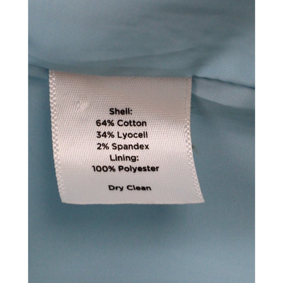 Talbots Blazer Womens 16W Blue Stretch Notch Lapel Single Breasted Jacket - Picture 5 of 9